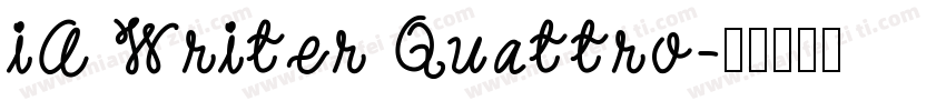 iA Writer Quattro字体转换